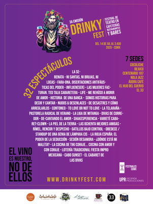drinky fest, teatro en cdmx, obras de teatro en cdmx espectaculos en cdmx