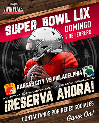 lugares para ver el super bowl, lugares para ver el super bowl en cdmx, super bowl cdmx, super bowl 2025, super bowl 59, super bowl LIX, super bowl cdmx 2025, super bowl 59 en cdmx, super bowl in mexico city