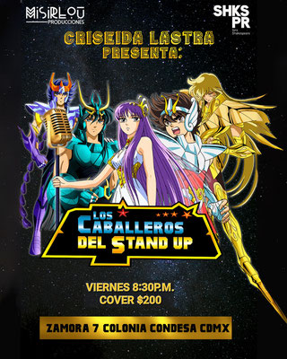stand up comedy en cdmx, los caballeros del stand up, colectivos de stand up en mexico