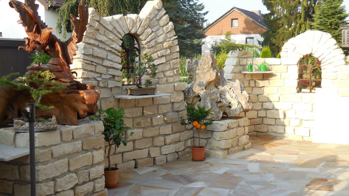 Terrassen - Thomas Riedl - Akzente in Naturstein - Künstlerisches