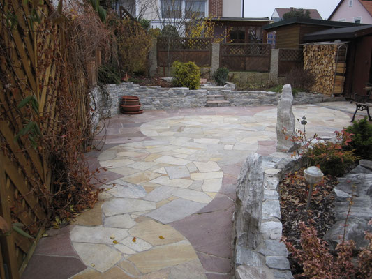 Terrassen - Thomas Riedl - Akzente in Naturstein - Künstlerisches