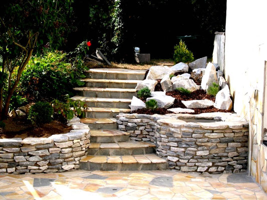 Terrassen - Thomas Riedl - Akzente in Naturstein - Künstlerisches