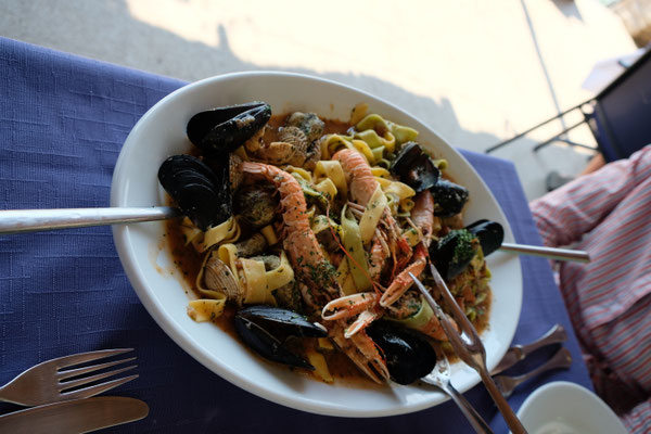 Istrien - Trget : Das Beste Frutti di Mare ever im Restaurant Martin Pescador