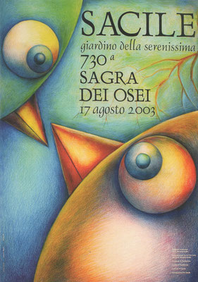Sagra dei Osei 730°, ad opera di Luigi Molinis, anno 2003