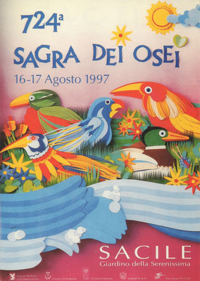 Sagra dei Osei 724°, ad opera di Vittorio Janna, anno 1997
