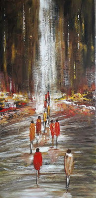 Urbain 80cmx40cm : Vendu