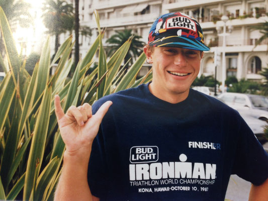 Daniel Quaderer finishte als erster Liechtensteiner den Ironman auf Hawaii im Jahre 1987