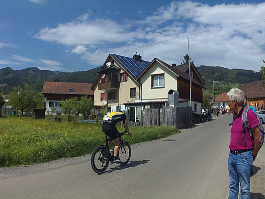 Christian Harzenmoser auf der Radstrecke