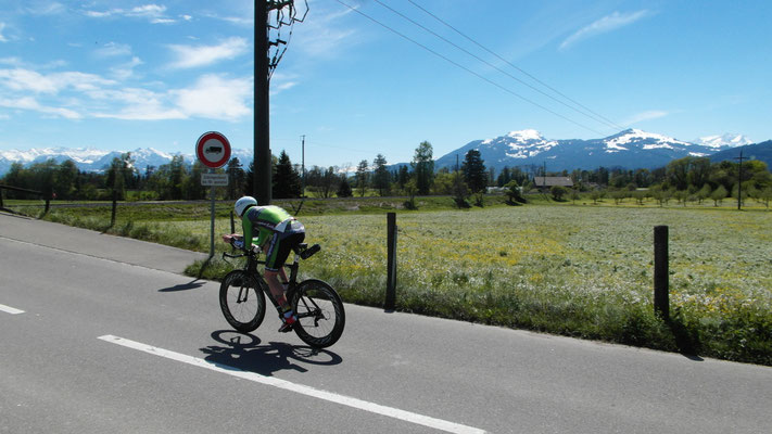 Robert Vuketic auf der Radstrecke