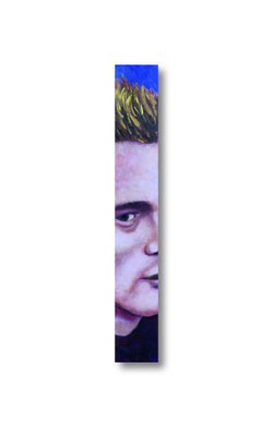 James Dean:   3.5 x 24 x 1"  acrylic on wood