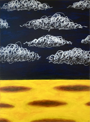 Event Horizon / 18x24" acrylic on paper