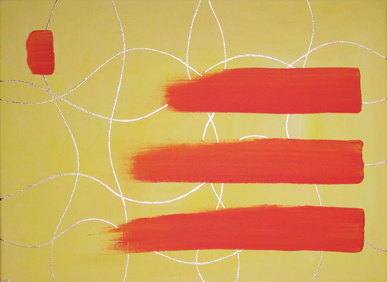 Sonnenaufgang . Acryl . 40 x 30 cm *