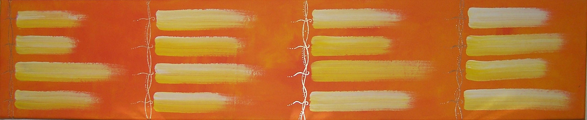 Happy Brush . Acryl . 100 x 20 cm