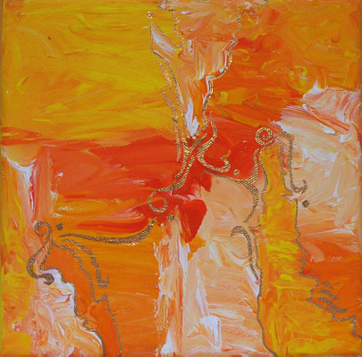 fourViews . Kachel orange . 20 x 20 cm *