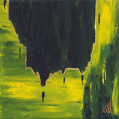 fourViews . Kachel zitronengrün . 20 x 20 cm *