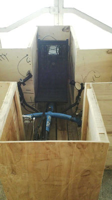 IR: Mashhad,Trike in Box zum AirCargo-Transport (Photo:Shahab)