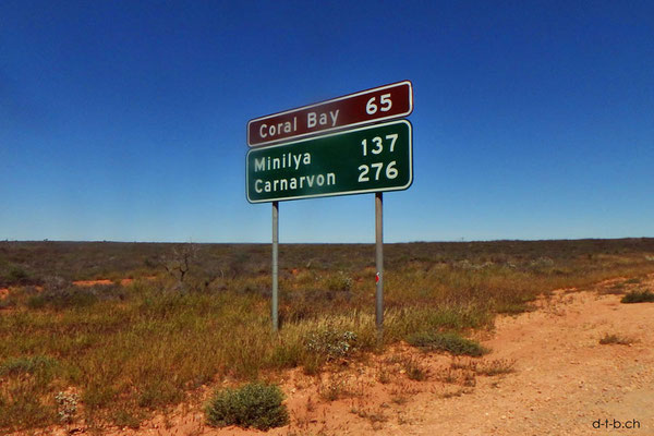 Australien.Distanzschild
