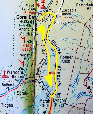 Tag 330: Coral Bay - Lyndon River Rest Area