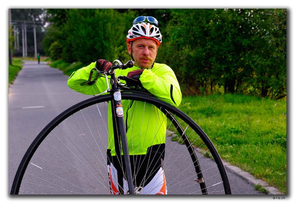 CZ163.Uherský Brod.Hochradfahrer