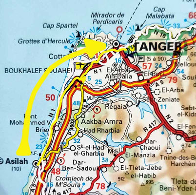 Map 175: Assilah - Tangier