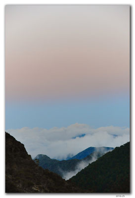NZ0541.Kahurangi N.P.Evening at Asbestos Hut