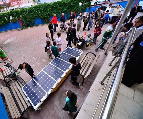 TR: Solatrike in Kayseri bei Schulevent