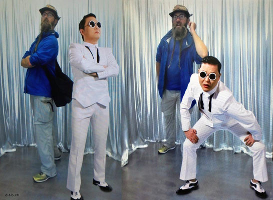 Südkorea, Seoul, David & Psy