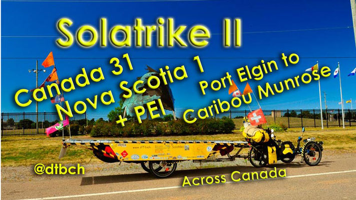 Video: Solatrike II, Canada 31, Nova Scotia 1 + PEI