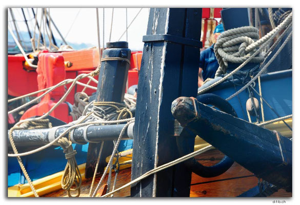 NZ0460.Wellington.Hafen.Dreimaster vom 18Jh