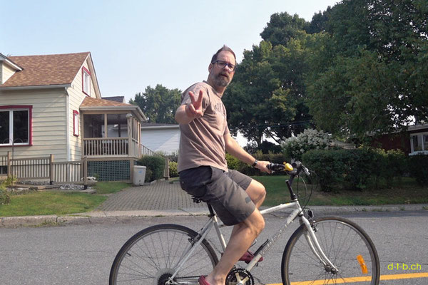 Phil my host in Grandby, Canada