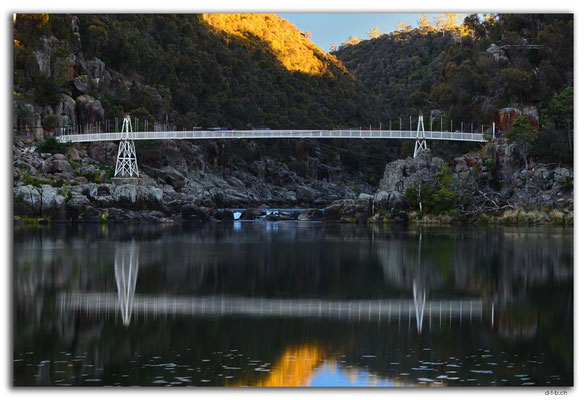 AU1276.Launceston.Cataract Gorge.First Basin and Bridge