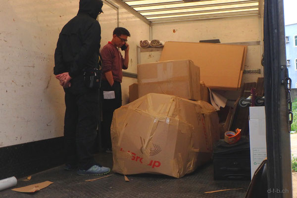 HK: Solatrike und Gepäck ist verpackt