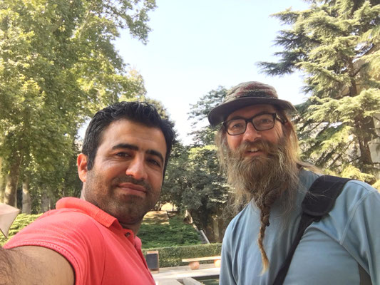IR: Teheran, Niavaran Palace mit Milad (Photo: Milad)