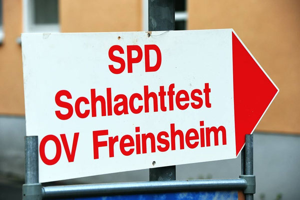 Deutschland,Freinsheim. Schlachten wir die SPD?