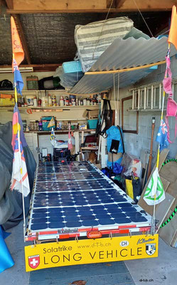 NZ: Solatrike stored in the garage for maintenance