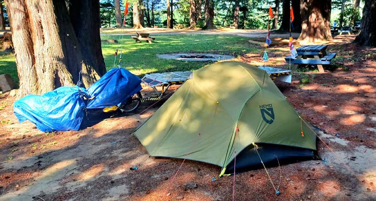 CA.Solatrike in Hope Campground