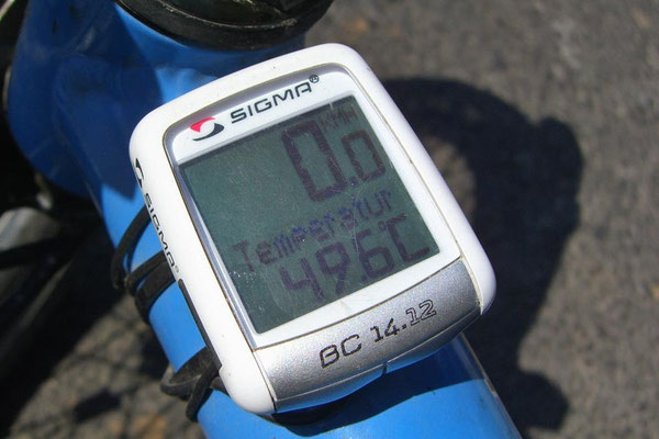 AZ: Solatrike in heissen Temperaturen