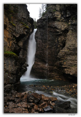 CA0648.Johnston Canyon.Upper Fall