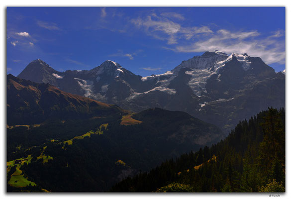 CH1107.Eiger, Mönch und Jungfrau von Grütschalp