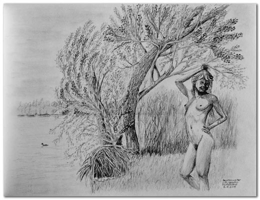 135.Skizze.Begütenweiher.Ludwigshafen,Deutschland