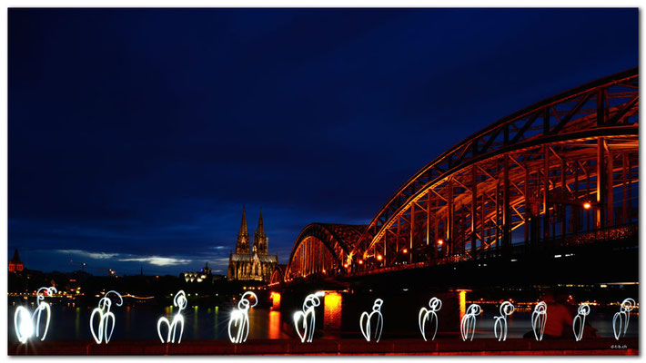 DE136.Kölner Dom und Brücke