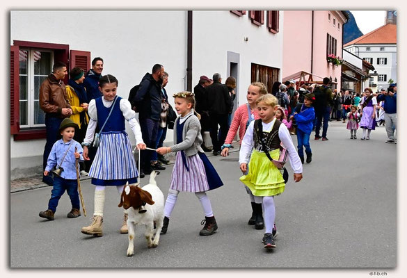 CH1154.Alpspektakel Seewis. Kinderalpabzug