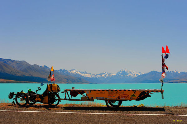 NZ: Solatrike am Lake Pukaki