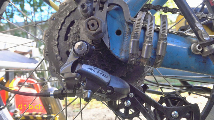CA. Solatrike improvement. New derailleur
