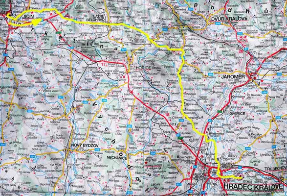 Tag 45: Jicin - Hradec Kralove