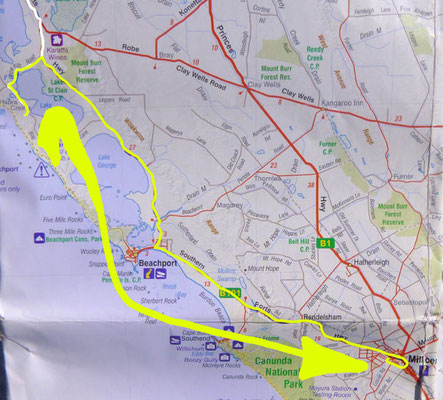 Tag 416: Lake Saint Clare - Millicent