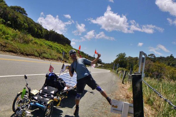NZ: Solatrike auf Takaka Hill