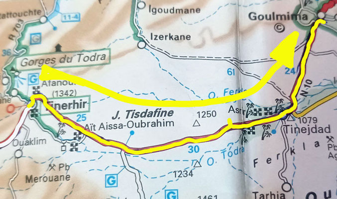 Map 159: Tinghir - Goulmima