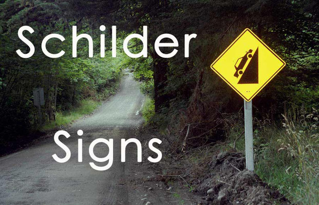 Fotogalerie Schilder / Photogallery Signs