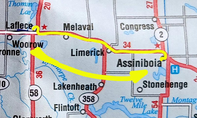 Map 62: Lafleche - Assiniboia